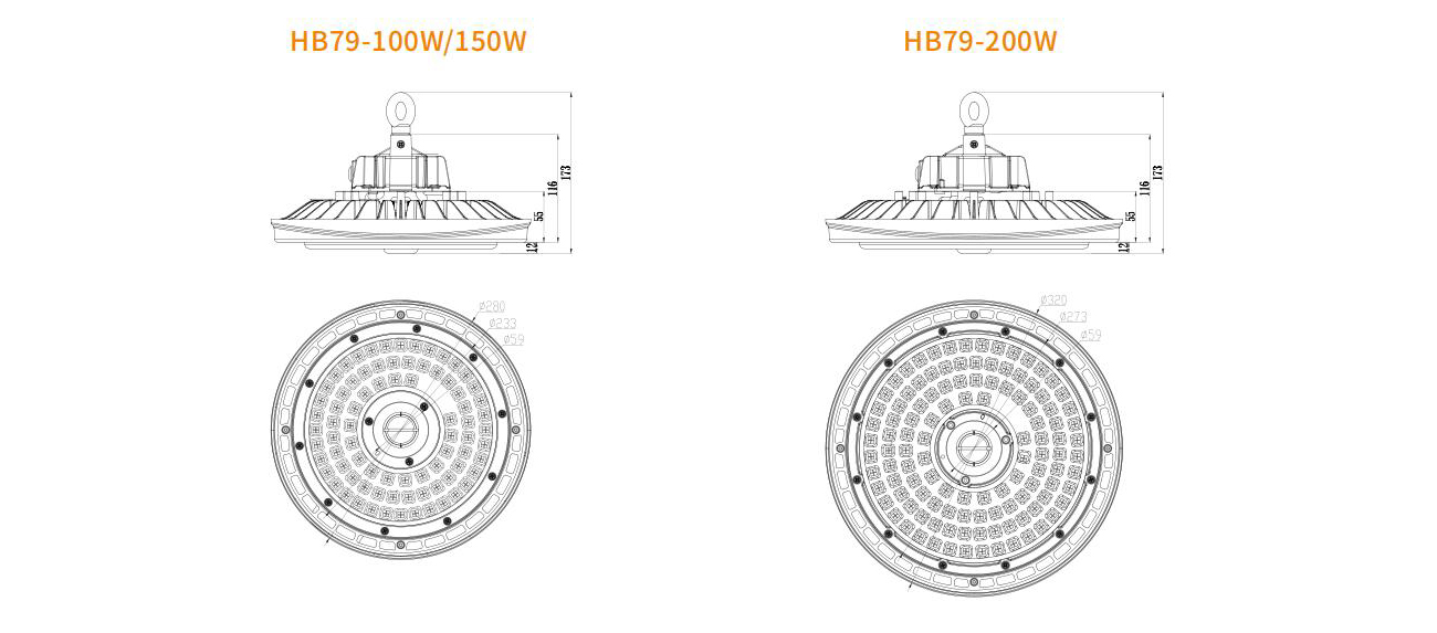 Future G2 HB79 Highbay Light(AC100-277V)