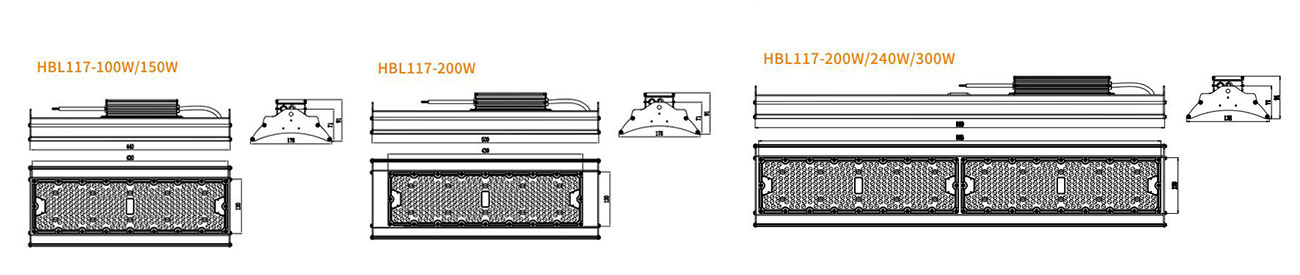 HBL117 Low UGR Linear Highbay Light