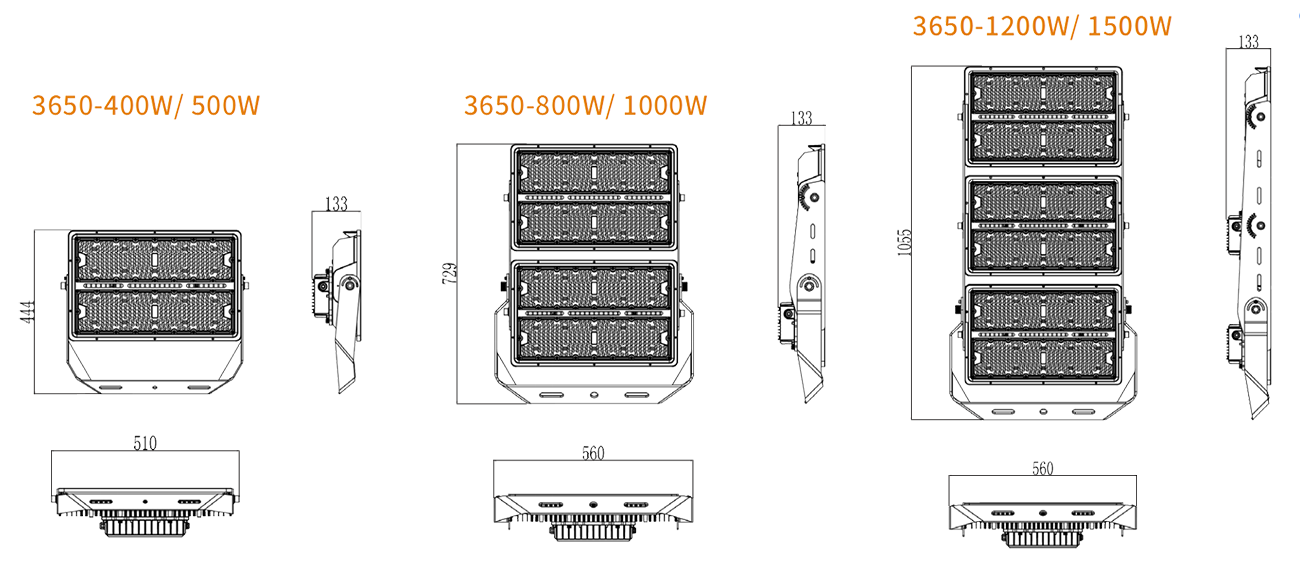 3650 LED Highmast Light & Sports Light