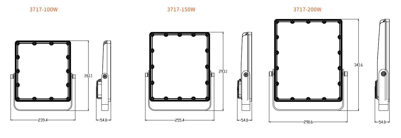 3717 Flood Light