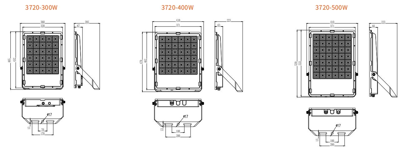 3720 LED Flood Light/ Highmast Light